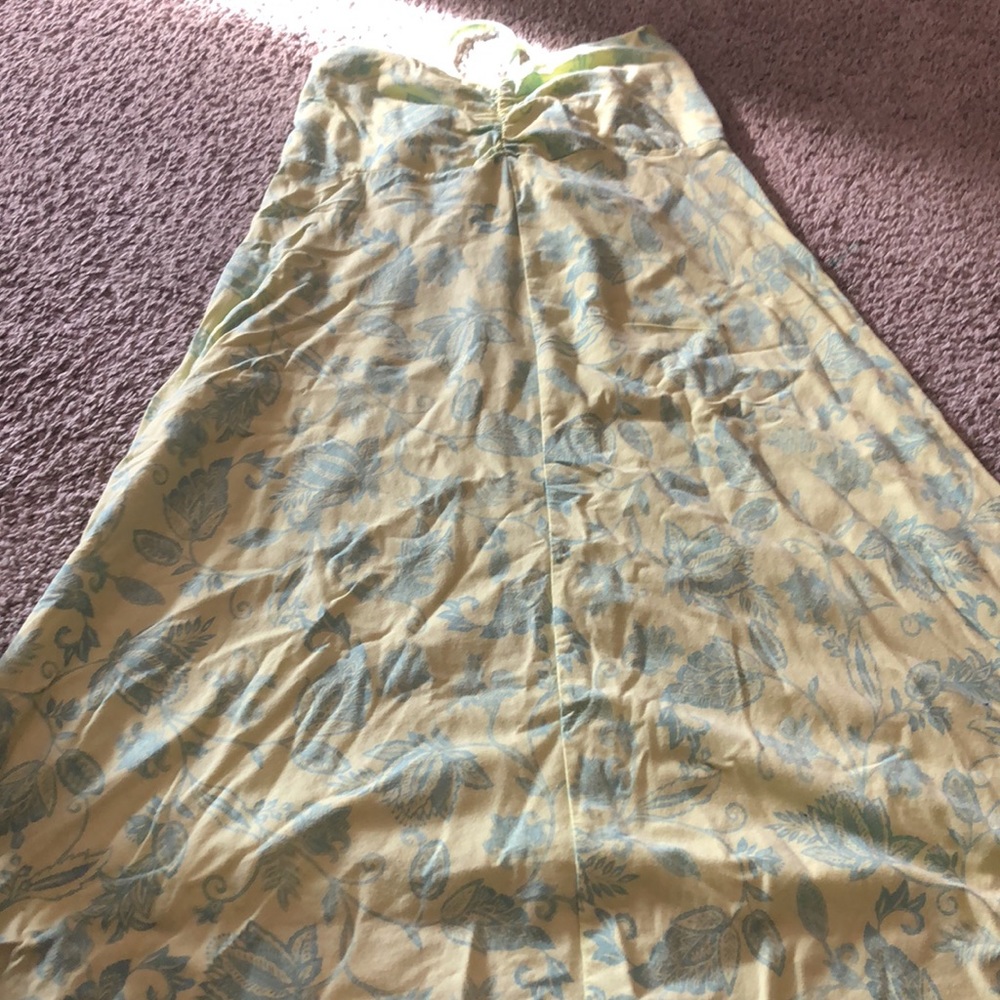 Patagonia Floral Cotton Halter-Top Minidress Sz. S - Picture 3 of 3
